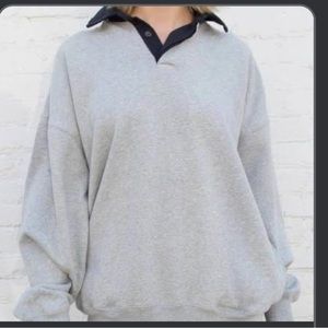 Brandy Melville Collared Sweatshirt